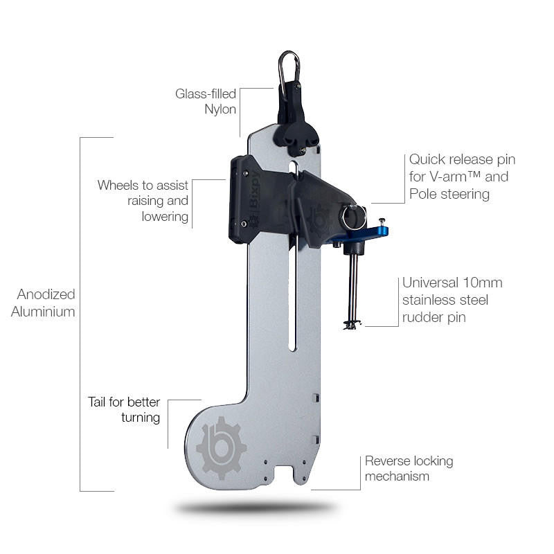 Universal Versa Rudder™ With Steering – scoutinflatables.com